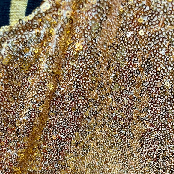 NWT NEW TORRID 2X 18-20 Gold Sequinned Jacket - Picture 6 of 7